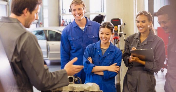 trade schools to recruit technicians